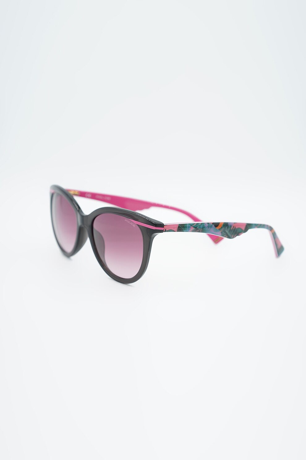 Police, Ochelari de soare butterfly, Negru stins/Fucsia, 52-19-140 Standard