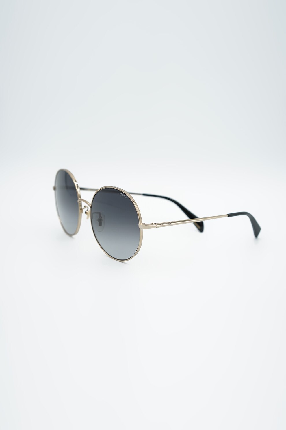 Police, Ochelari de soare rotunzi, Auriu, 57-18-140 Standard