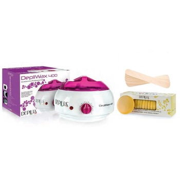 Kit epilat Profesional, Depilia Italy, incalzitor, ceara traditionala discuri si spatule Kit epilat Profesional, Depilia Italy, incalzitor, ceara traditionala discuri si spatule