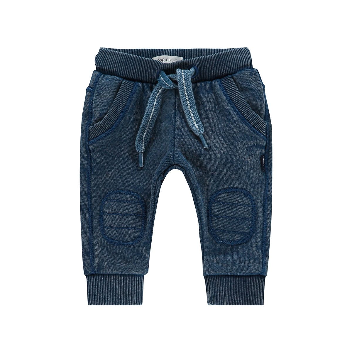 Pantaloni bebe, Noppies, cu genunchi intariti, Artondale, bleumarin, Bleumarin