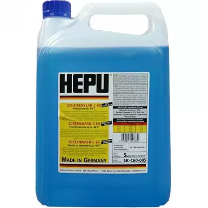 Hepu 5L Szélvédőmosó folyadék