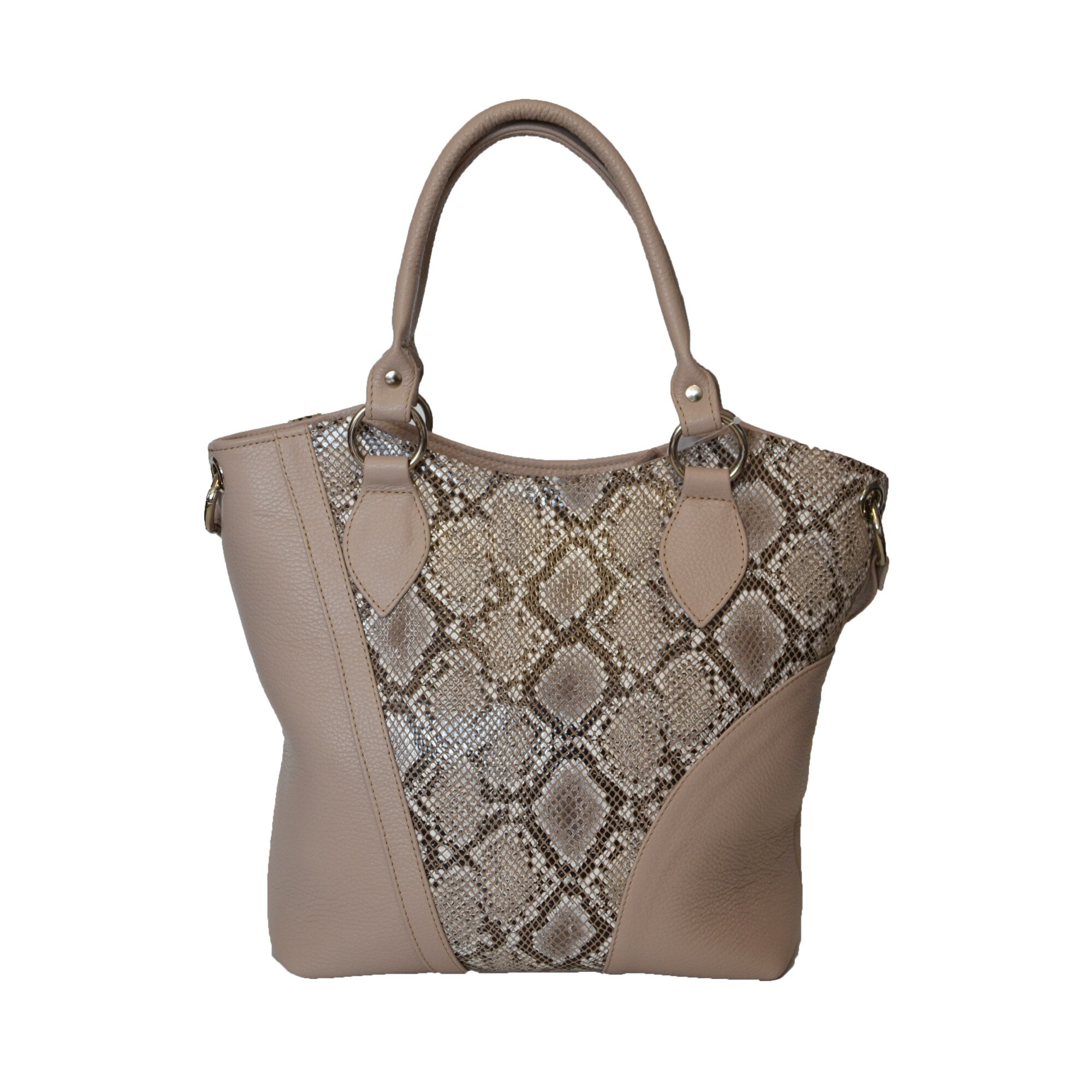 Geanta dama,Zea,piele naturala,bej13416