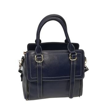 Geanta dama , din piele naturala, bleumarin, dimensiune 27x26x14 Geanta dama , din piele naturala, bleumarin, dimensiune 27x26x14