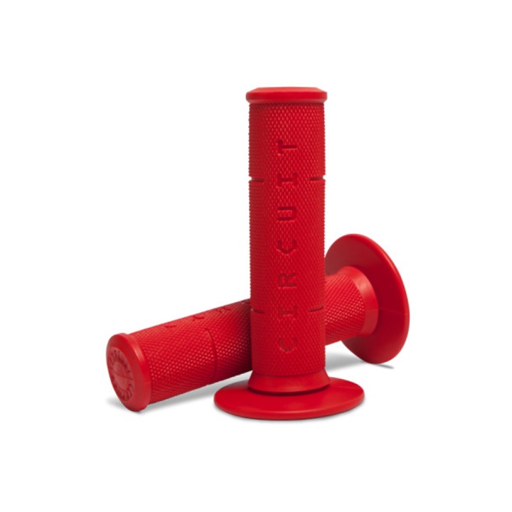 Set 2 Manere moto CIRCUIT IV, Motocross Enduro, Ø 22/24 mm, 120 mm, Rosu