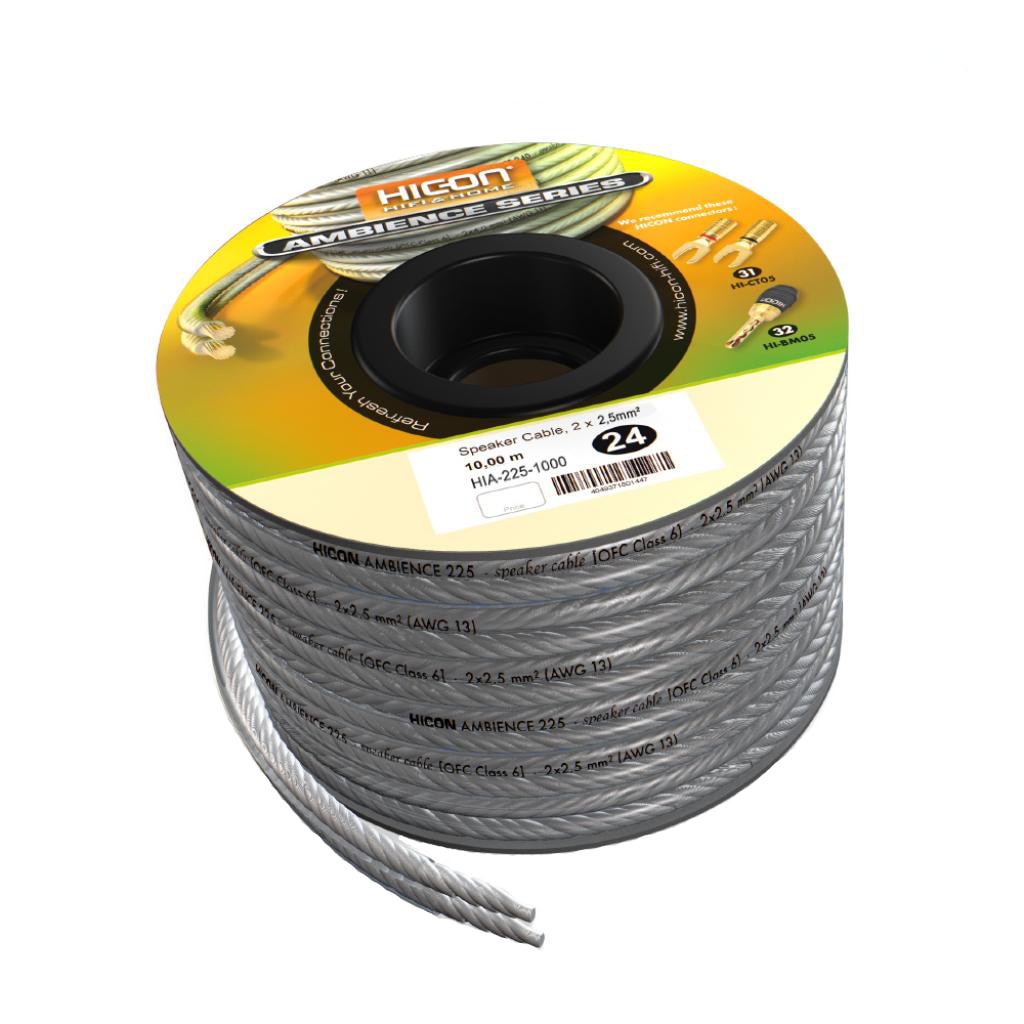 Cablu de Boxe Hicon Ambiance HIA-225, 10 metri
