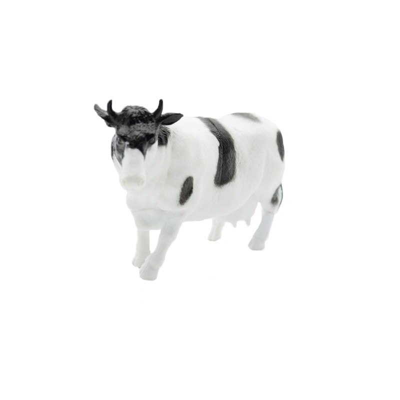 Figurina vaca 14 cm Midex FM-13, Alb