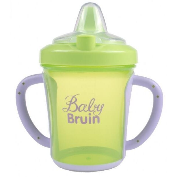 Pahar cu cioc tare si capac Baby Bruin 270 ml