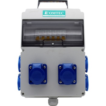 Tablou Santier 10L IP66 Echipat M2X16IND+M4X16, Comtec Tablou Santier 10L IP66 Echipat M2X16IND+M4X16, Comtec