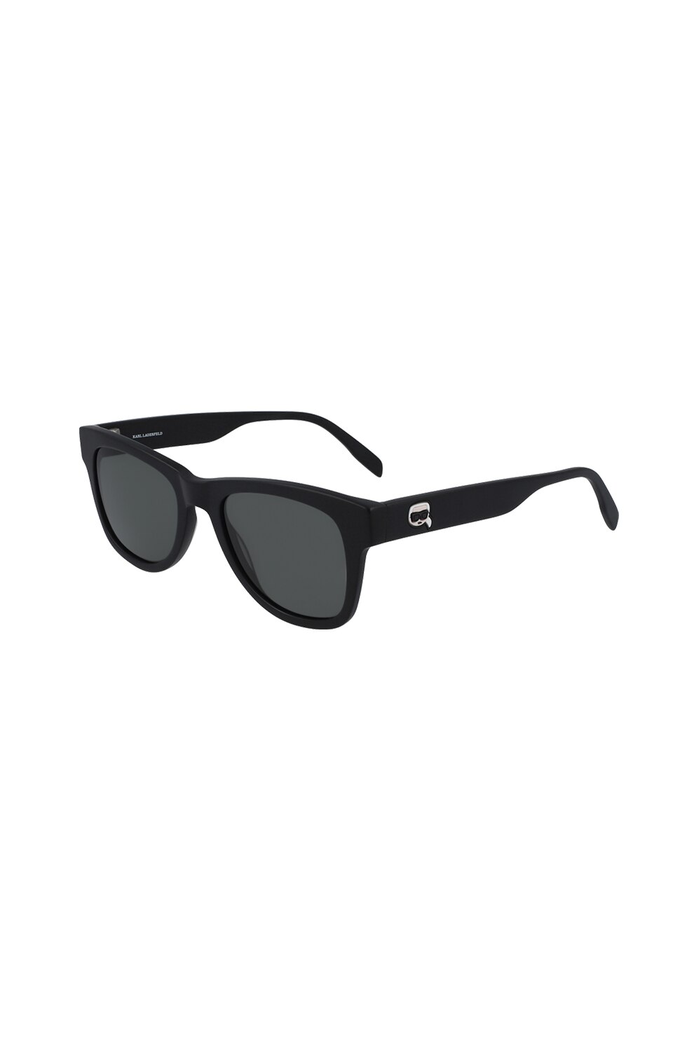 Karl Lagerfeld, Ochelari de soare unisex, cu detaliu logo, Negru, 51-20-145 Standard