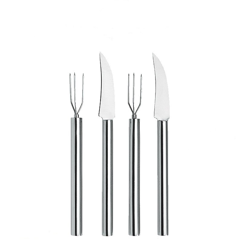 Set 2 furculite si 2 cutite pentru cartofi