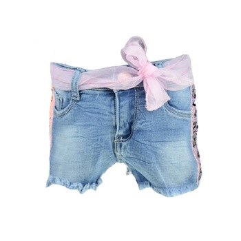 Pantaloni scurti fete Happy House PPS-385, Albastru Pantaloni scurti fete Happy House PPS-385, Albastru