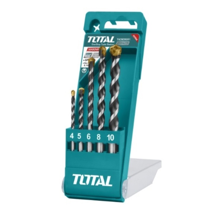 Set Burghie TOTAL, Pentru Beton, 5buc, INDUSTRIAL