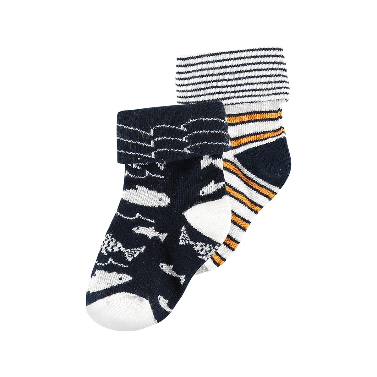 Set 2 perechi sosete bebe, Noppies, bumbac organic, McCook, 0-3 luni