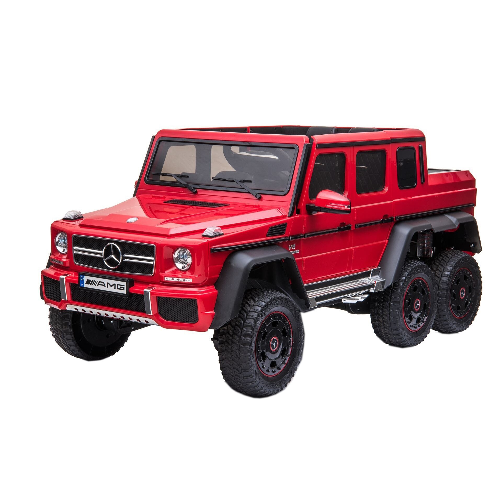 Masinuta electrica , cu telecomanda Mercedes G63-1 Rosu