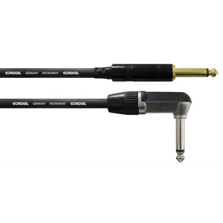 Cordial CCI 3 PR jack kábel, fekete, 3m