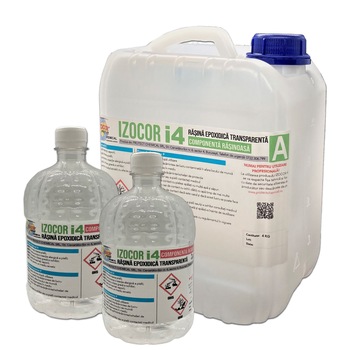 Rasina Epoxidica Supertransparenta IZOCOR I4, 6kg Rasina Epoxidica Supertransparenta IZOCOR I4, 6kg