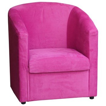 Fotoliu Nefmob Fretta 60x60x70 cm, culoare Roz Sidef Fotoliu Nefmob Fretta 60x60x70 cm, culoare Roz Sidef