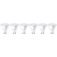 pachet 6 becuri led philips gu10 47w 50w 345 lm a lumina alba calda imagen 34_0_
0