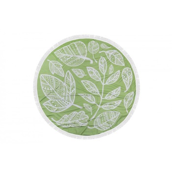 Prosop plaja rotund bumbac 100% cu franjuri, diametru 150 cm, Fouta Fruze Prosop plaja rotund bumbac 100% cu franjuri, diametru 150 cm, Fouta Fruze