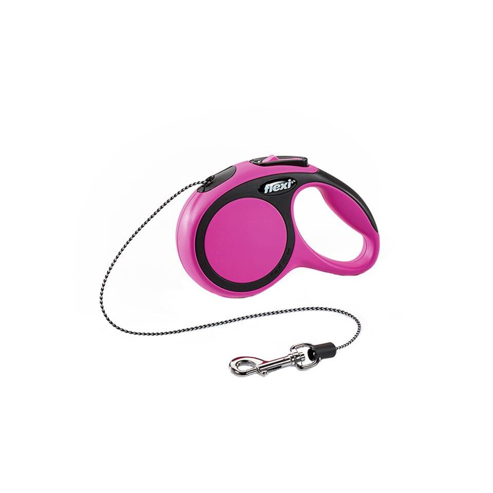 Lesa retractabila, Croci, Flexi Comfort, 5 m, M, c5055844, roz