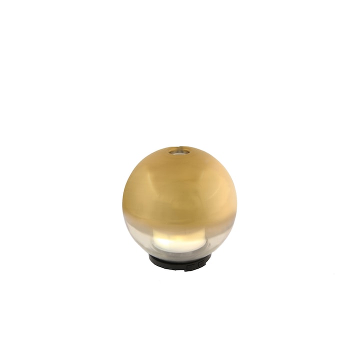 Aromaterápiás diffúzor, elektromos LED-del, Űrtartalom 100 ml, Arany, Üveg