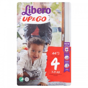 Chilot copii LIBERO Up&Go Pants Nr 4 maxi 7-11 kg 44 buc Chilot copii LIBERO Up&Go Pants Nr 4 maxi 7-11 kg 44 buc