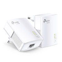 Adaptor, TP-LINK, Powerline AV1000 1x1000Mbps, TL-PA7017-KIT, Alb