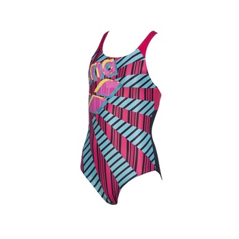 Costum Inot Arena Fete Sunrise 590 Black/Freak Rose , marimea 164 D Costum Inot Arena Fete Sunrise 590 Black/Freak Rose , marimea 164 D