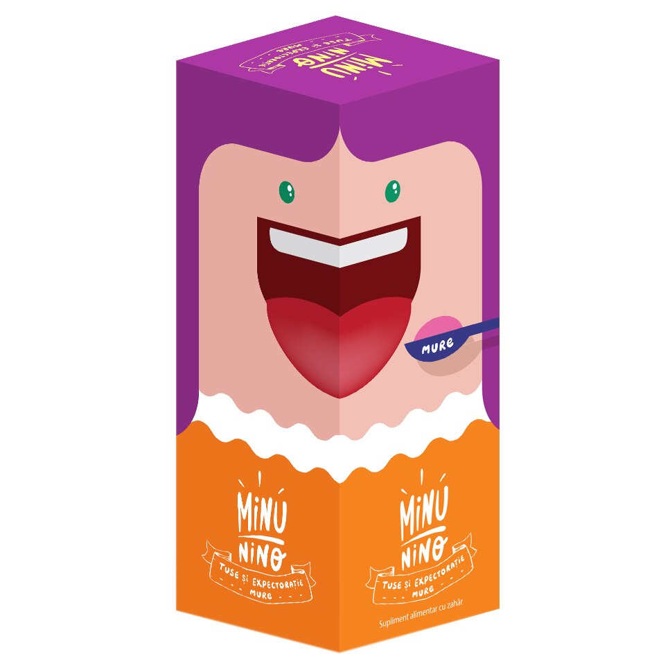 Sirop Tuse si Expectoratie mure Minunino , 100 ml