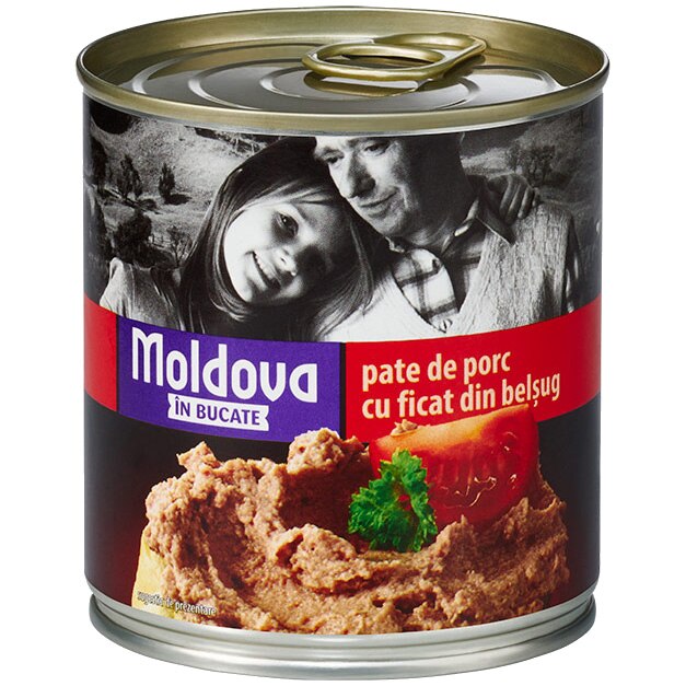 Pate de porc cu ficat Moldova in bucate, 300g