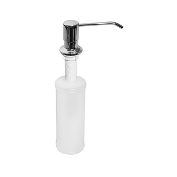 Dozator sapun bucatarie, incastrabil , cap rotund, cromat , 400 ml Dozator sapun bucatarie, incastrabil , cap rotund, cromat , 400 ml