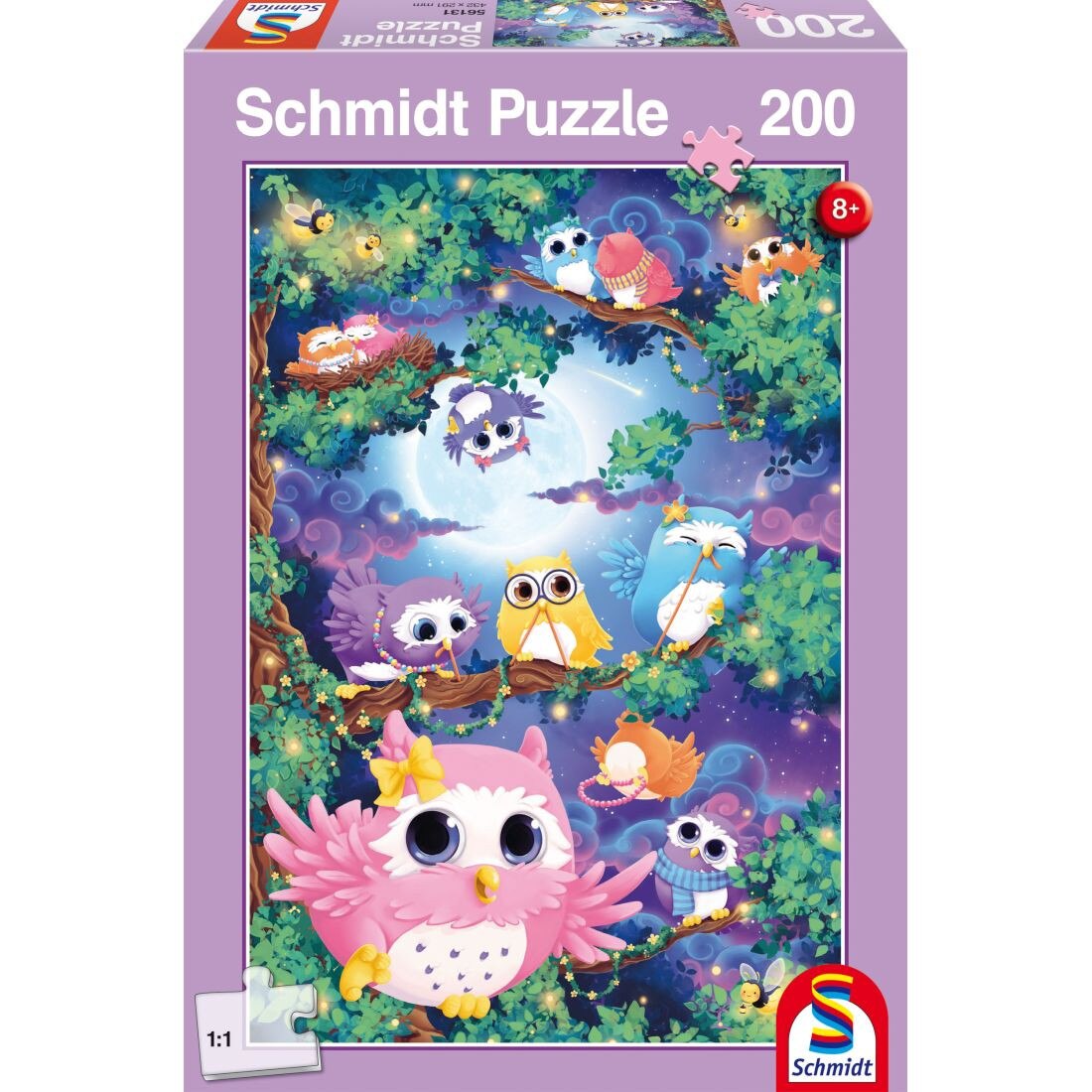 Puzzle Schmidt - In padurea bufnitelor, 200 piese