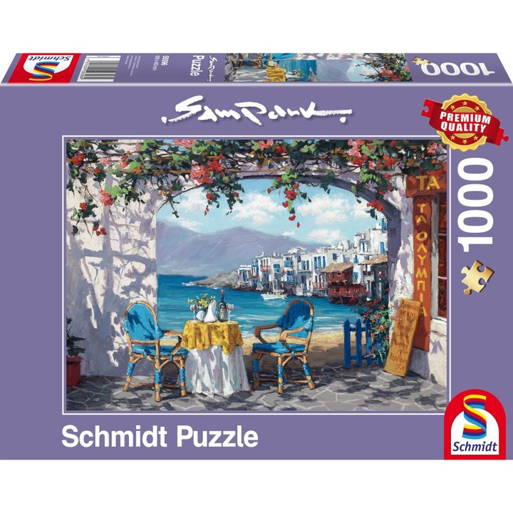 Пъзел Schmidt - Sam Park: Meeting in Mykonos, 1000 части