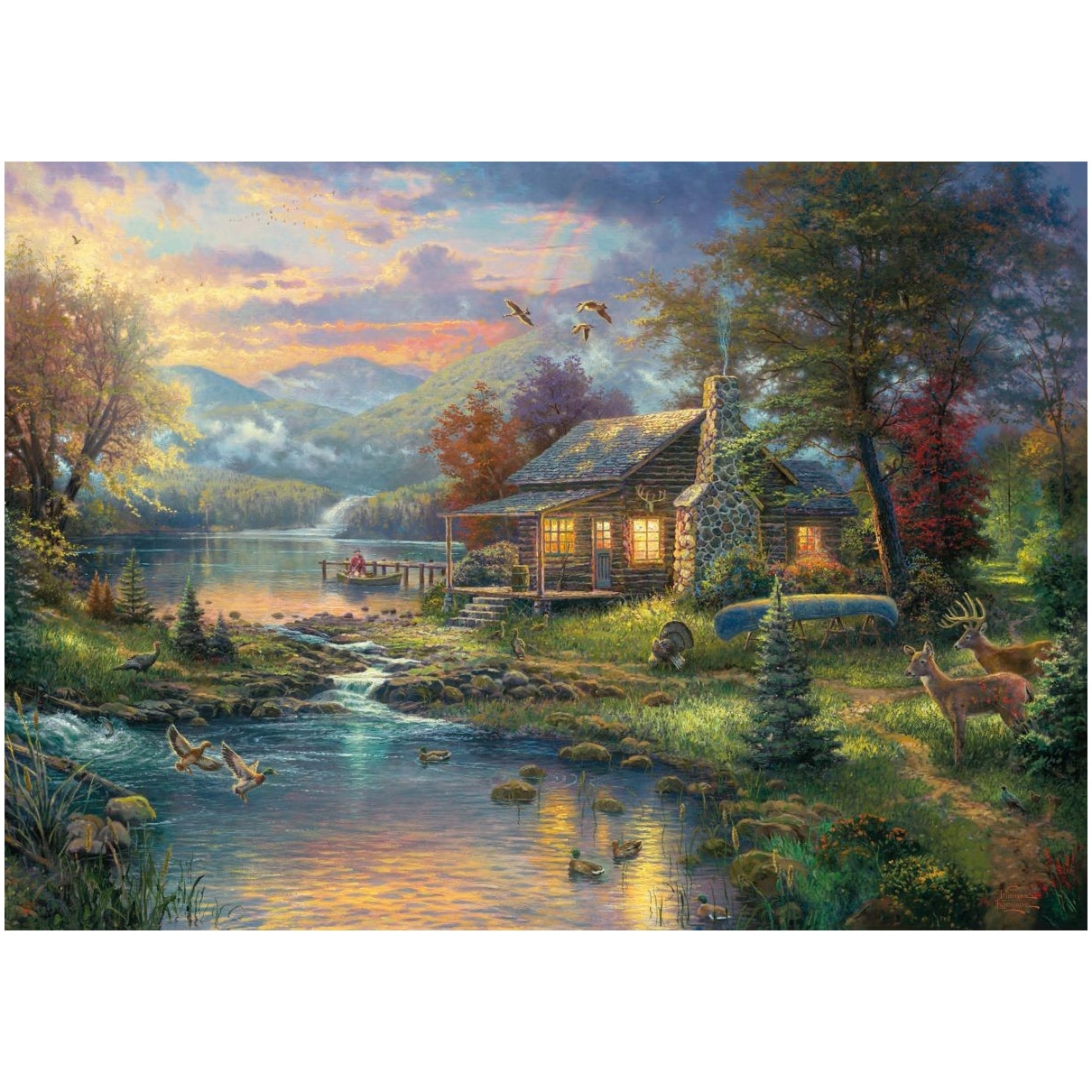 Puzzle Schmidt - Thomas Kinkade: Paradisul naturii, 1000 piese - eMAG.ro