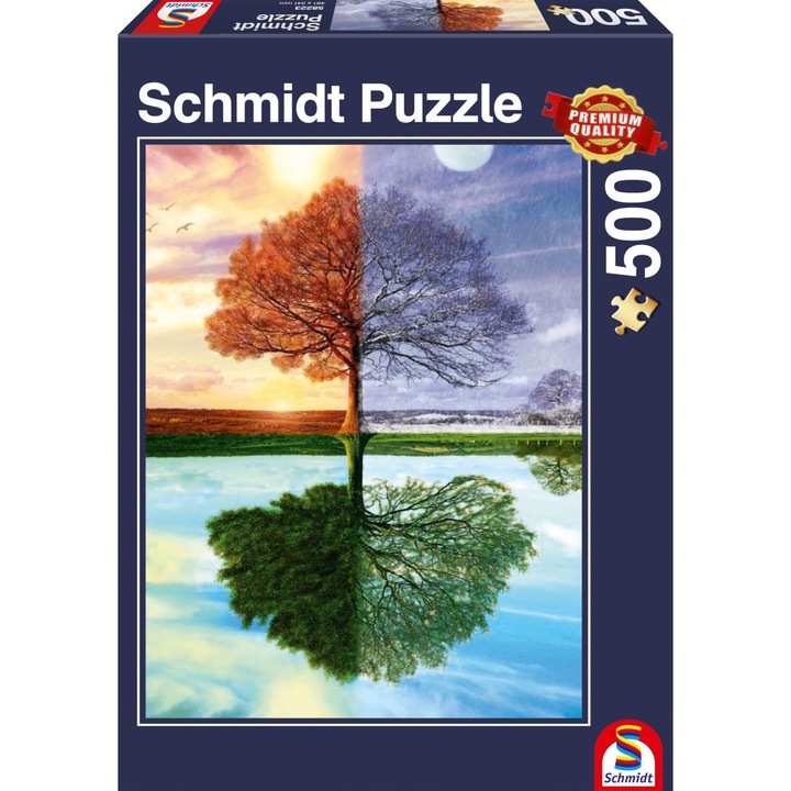 Пъзел Schmidt - The tree of the seasons, 500 части