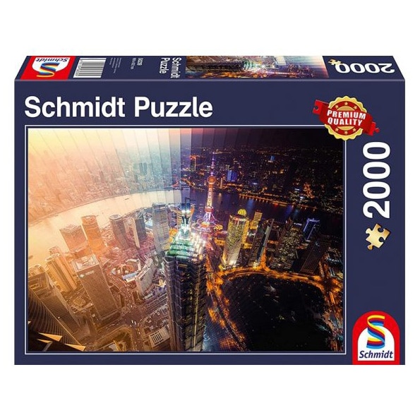 Puzzle Schmidt - Shanghai zi si noapte, 2000 piese
