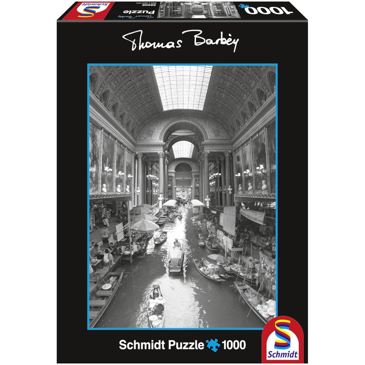 Puzzle Schmidt - Thomas Barbey: Indoor canal, 1000 piese