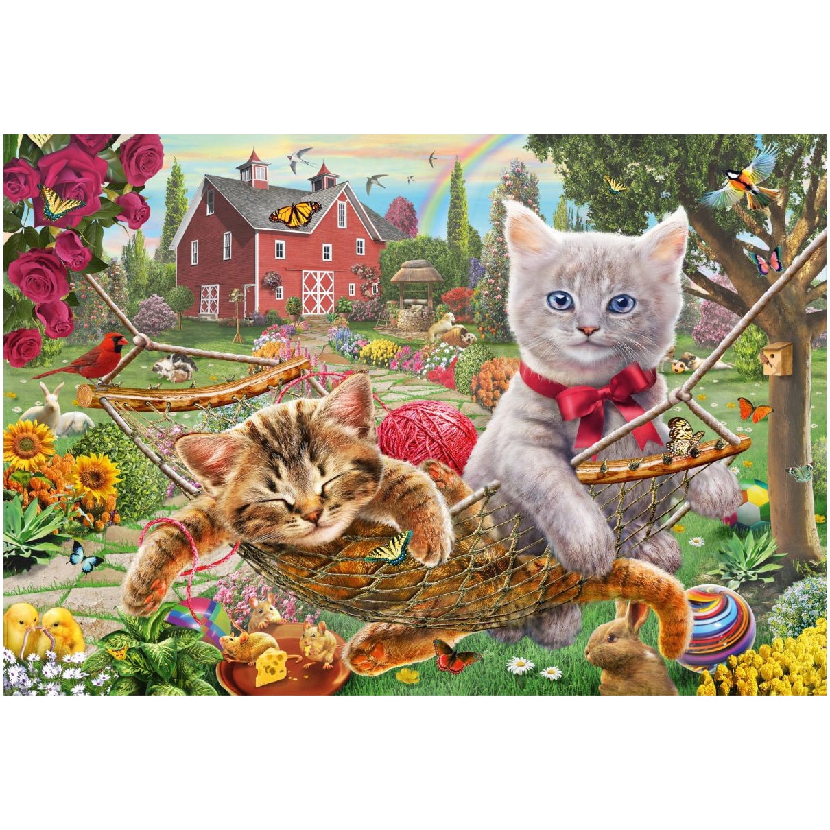 Puzzle Schmidt - Kittens in the garden, 150 piese - eMAG.ro