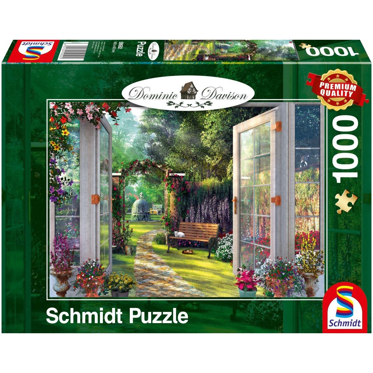 Puzzle Schmidt - View of the enchanted garden, 1000 piese
