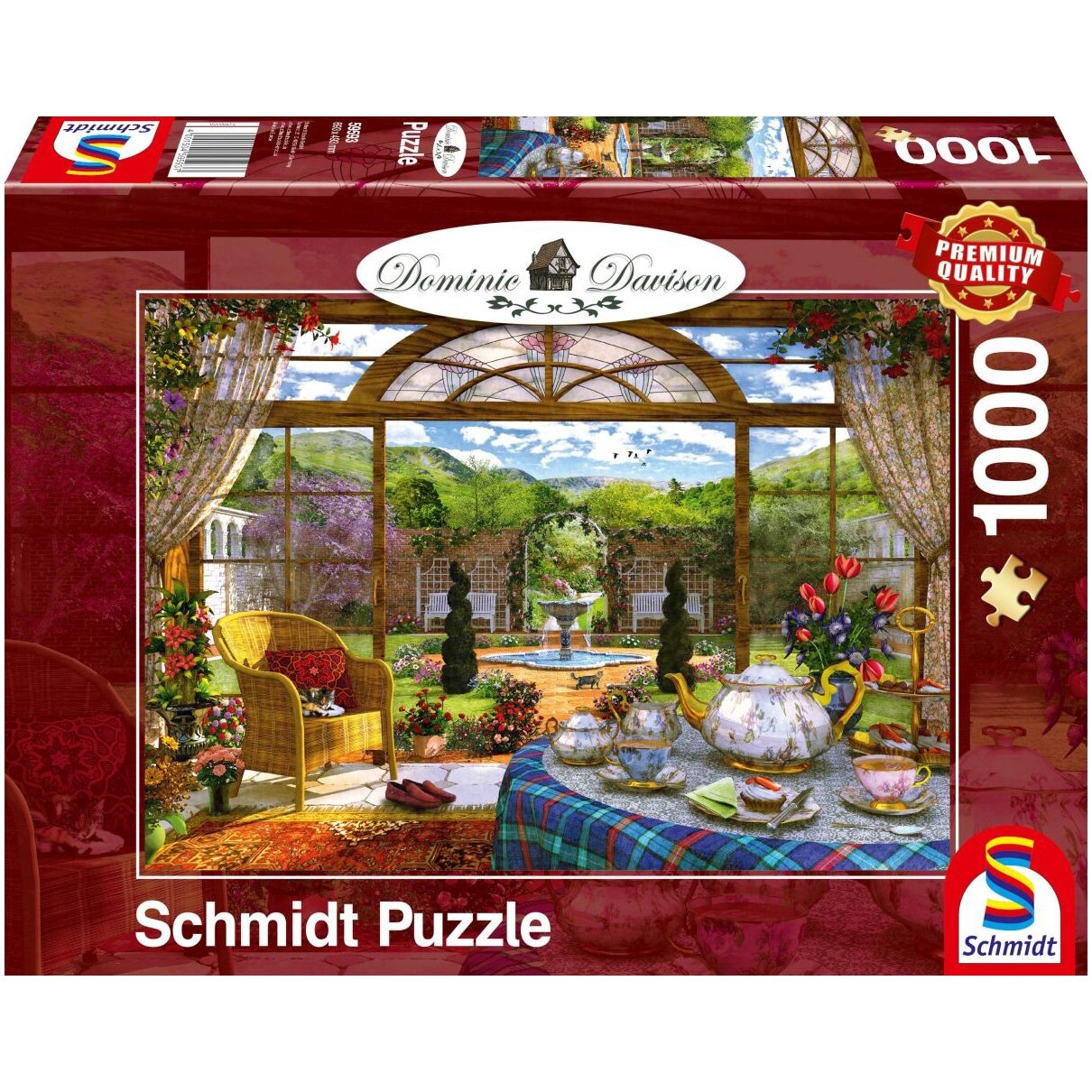Puzzle Schmidt - View from the conservatory, 1000 piese