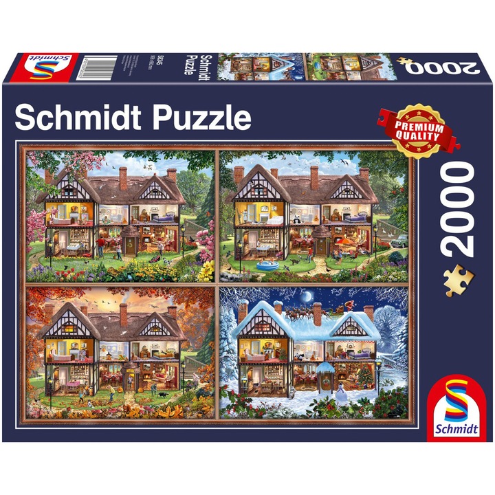 Schmidt Puzzle - House of four seasons, 2000 db