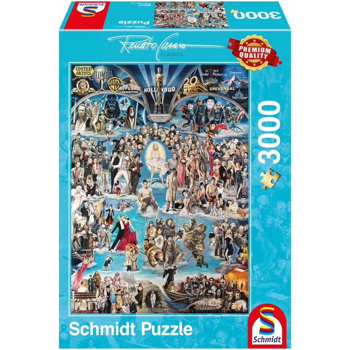 Пъзел Schmidt - Renato Casaro: Hollywood XXL, 3000 части