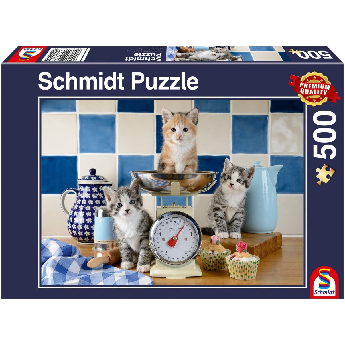 Puzzle Schmidt - Cats in the kitchen, 500 piese