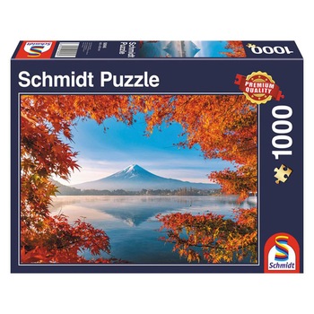 Puzzle Schmidt - Autumn splendor of Mount Fuji, 1000 piese Puzzle Schmidt - Autumn splendor of Mount Fuji, 1000 piese
