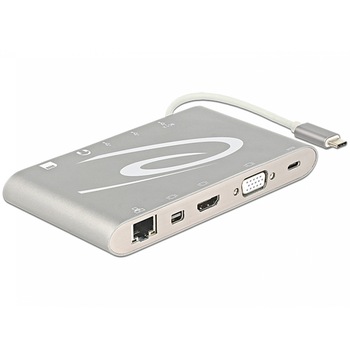 Docking station USB 3.1 tip C 4K, Delock 87298 Docking station USB 3.1 tip C 4K, Delock 87298
