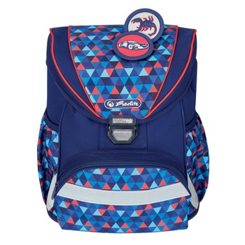 Ghiozdan Herlitz, neechipat Ultralight, motiv geometric Ghiozdan Herlitz, neechipat Ultralight, motiv geometric