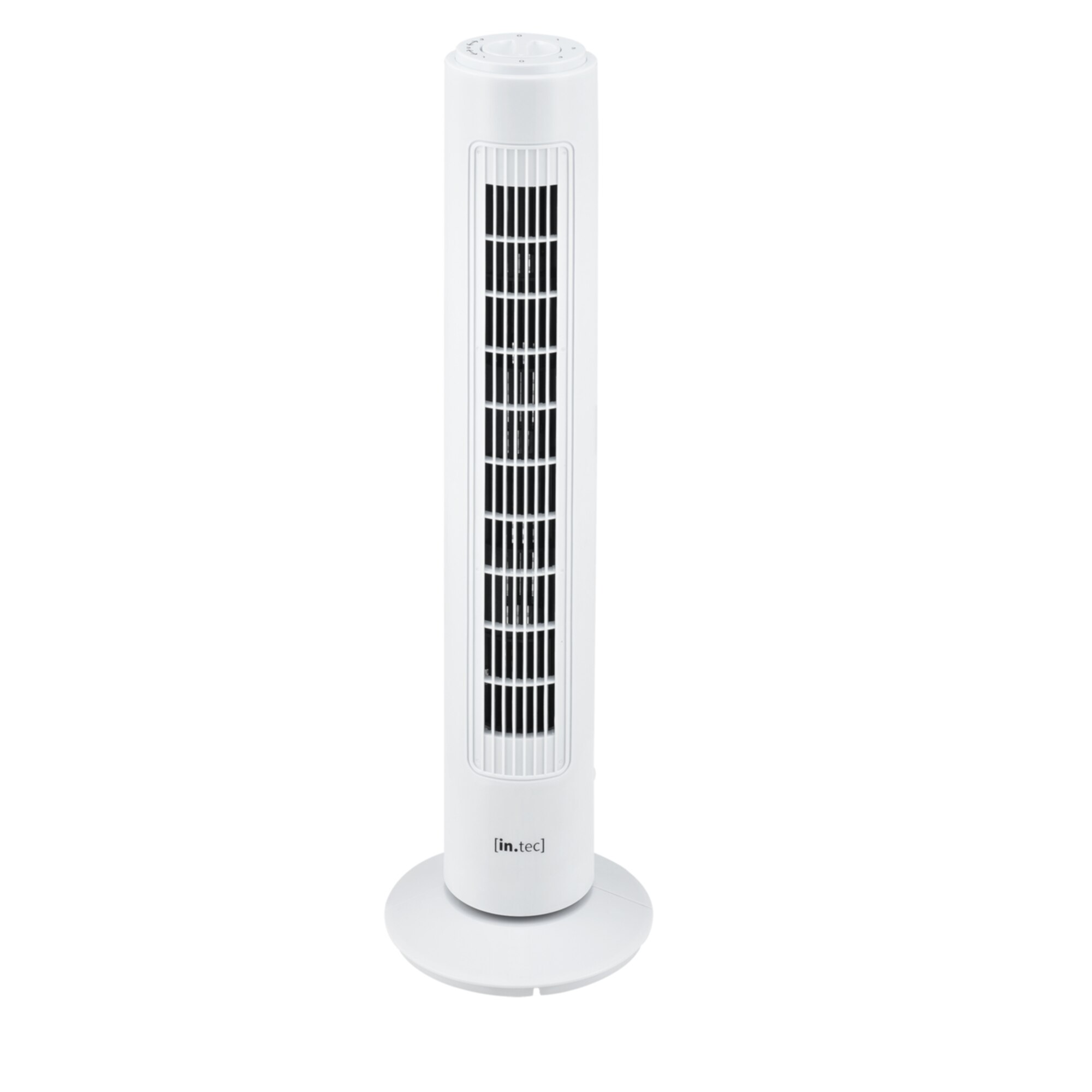 Ventilator turn ABVF-1808, in.tec, 73x22x22cm, 50 W, plastic/alb, cu trei viteze si functie de oscilatie
