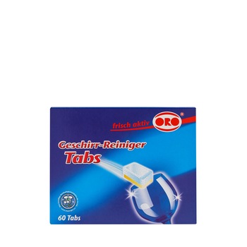Detergent de vase pentru masina de spalat, ORO, 60 de tablete Detergent de vase pentru masina de spalat, ORO, 60 de tablete