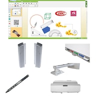 pachet interactiv iqboard expert ust 94 inch innovative teaching cu pen tray interactiv si incinte acustice integrate si bonus licenta mozabook classroom imagen 5_0_
0