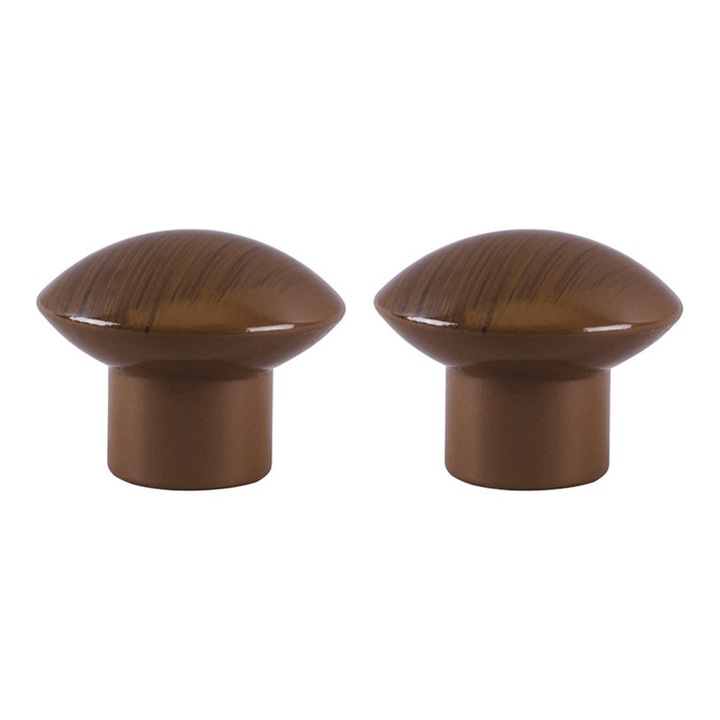 Set 2 manere de mobilier Mark.B7 X-IT Ciuperca, Maro